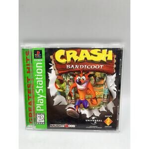 Crash Bandicoot GH (PlayStation 1, 1996) - CIB - Complete in Box - With Reg Card
